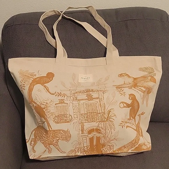 Sezane Canvas Tote - Picture 3 of 5